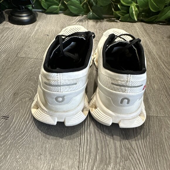 On Womens Cloud X White Black Running Shoes Sneakers Size 7.5 - Picture 5 of 11